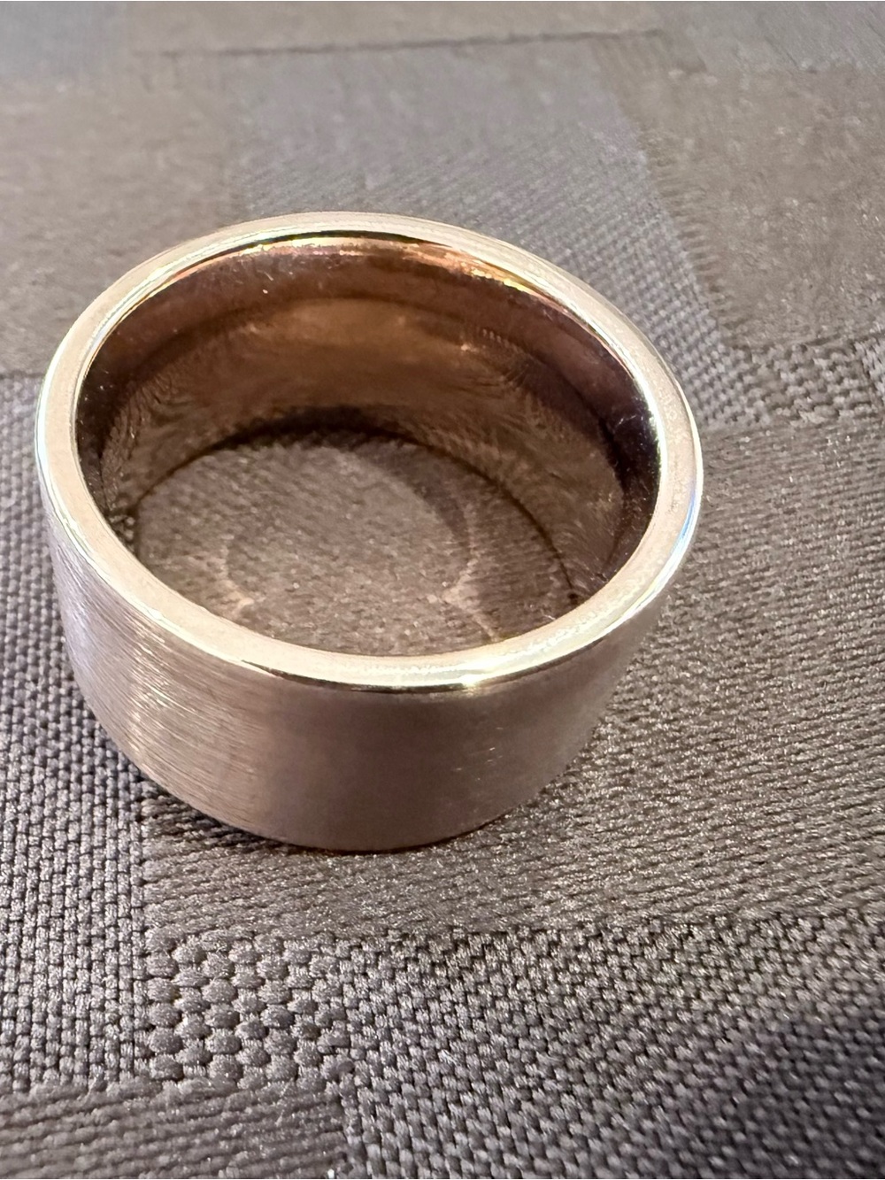 King Will Rose Gold-Toned
Tungsten Carbide 
Wedding Band, Size 9.5 (25.99g)